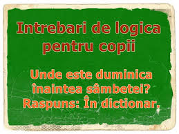 Intrebari Capcana Pentru Copii