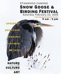 ✨Still Time to Sign Up!✨Relax and get creative after the Stanwood Camano  Snow Goose and Birding Festival! Join us