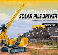 3m/4m/5m/6m Rotary Hydraulic Photovoltaic/Solar Crawler Post ...