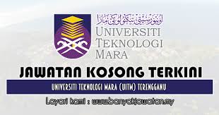 Jawatan iaitu peluang kerja kosong yang tersenarai adalah seperti berikut: Jawatan Kosong Di Universiti Teknologi Mara Uitm Terengganu 24 Julai 2019 Kerja Kosong 2021 Jawatan Kosong Kerajaan 2021