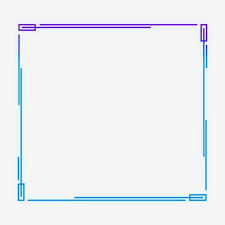 Frame Border High Tech Border Square Blue Purple Box Technological Sense High Tech Text Box Frame Cl Frame Clipart Geometric Background Clip Art Frames Borders