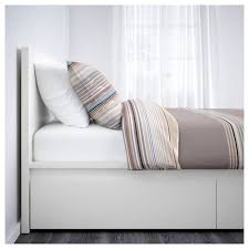 Malm Bettgestell Hoch Mit 2 Schubkasten Weiss Ikea Deutschland Giroletto Letti Alti Malm