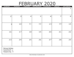 Printable Calendar Feb 2020 Encouraged For You To My Website On This Tim In 2020 Free Printable Calendar Monthly November Printable Calendar Free Printable Calendar