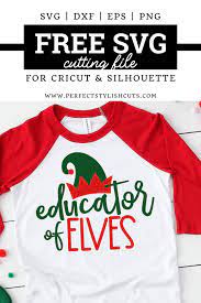 Download Free Educator Of Elves Christmas Teacher Svg File Perfectstylishcuts Free Svg Cut Files For Cricut And Silhouette Cutting Machines