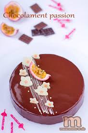 Chocolament Passion Entremets Chocolat Fruit De La Passion Macaronette Et Cie Recettes De Cuisine Decoration Patisserie Gateaux Et Desserts