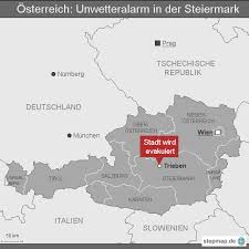 Steiermark in der kategorie steiermark. Stepmap Osterreich Unwetter In Der Steiermark Landkarte Fur Osterreich
