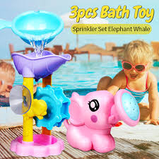 Let your child full of happiness when taking bath. Squirt Baby Bath Toy Shower Whale Spraying Elephant Sprinkler Watering Drop Pot Creative Toys Activities Toys Games