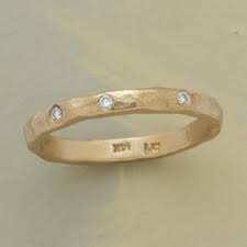 Hammered Metal Wedding Rings Gold Wedding Jewelry Diamond Wedding Bands Gold Diamond Wedding Band