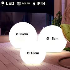 In diesem artikel finden sie nützliche und originelle ideen für led beleuchtug im gartenbereich, die ihnen behilflich sein. Etc Shop Led Gartenstrahler 3er Set Led Solar Aussen Leuchten Balkon Beleuchtung Garten Deko Steck Lampen Kugeln Weiss 15 Und 25 Cm Online Kaufen Otto