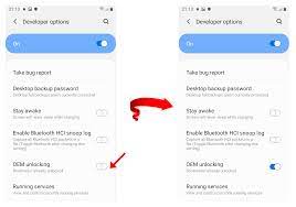 When i toggle oem unlock in my galaxy on7 it goes back and turns off automatically. How To Fix The Missing Oem Unlock Button On Samsung Galaxy Devices In Developer Options Menu Techno