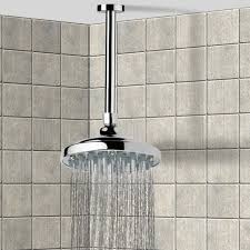 An automatic you've successfully completed your research for installing rain showerheads, both in the ceiling and in the wall. Remer 347n 35315 By Nameek S Enzo 6 Ceiling Mount Rain Shower Head With Arm Chrome Thebathoutlet