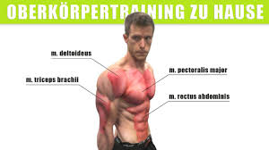 Unser körper kann einfach nicht permanent und linear wie eine maschine immer schneller, besser, stärker werden. Oberkorpertraining Fur Zu Hause Ohne Gerate Youtube
