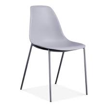 Bugsy Plastic Dining Chair Light Grey In 2020 Plastic Dining Chairs Dining Chairs Dining Room Contemporary
