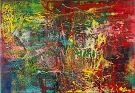 Tableau abstrait rouge et noir panoramique, peinture abstraite. 10 Artistes Abstraits A Connaitre Magazine Artsper