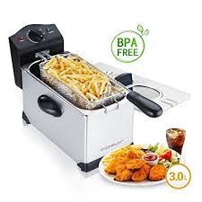 Aigostar Ushas 30hez Friteuse 100 Sans Bpa Avec Grande Fenetre De Vue En Acier Inoxydable De Type 304 Et Cuve Amovible Friteuse Friteuses Meilleures Frites