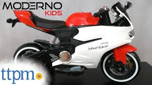 Street Racer 12v Ride On Motorcycle From Moderno Kids Youtube