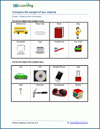 Operations and algebraic thinking • represent and solve problems involving addition and subtraction. 1st Grade Measurement Worksheets Free And Printable K5 Learning