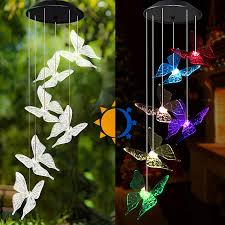 Check spelling or type a new query. Buy Joiedomi 2 Packs Solar Butterfly Wind Chime Color Changing Outdoor Hanging Decorative Garden Lights Xmas Gifts For Decor Home Garden Patio Yard Indoor Outdoor Online In Indonesia B08hb63448