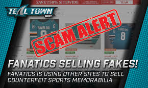 For over 30 years buying and selling sportscards and memorabilia, antiques, vintage. Buyer Beware Fanatics Is Selling Counterfeit Sports Memorabilia Teal Town Usa