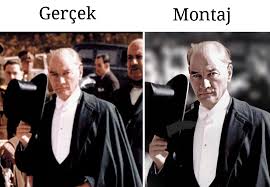 ataturk un montajli fotograflari fotograf gercekler calisma