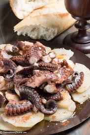 Spanish Octopus With Potatoes Recipe Spain Food Tapas Recipes Food