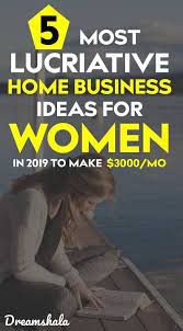 5 Lucrative Home Business Ideas For Women In 2020 Dreamshala Home Business Work From Home Business Start A Business From Home