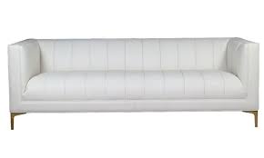 Jessica Jacobs Top Grain Leather Marilyn Tuxedo Sofa Top Grain Leather Top Grain Leather Sofa Sofa