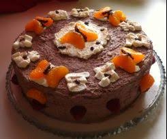 Bananen Birne Schokosahnetorte Rezept Backen Lebensmittel Essen Bananen