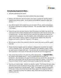 What they care about is you. Argument Wars Lesson Plan And Worksheet Brainpop Educators