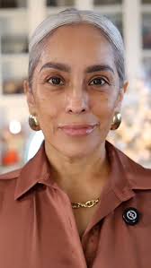 Whenever you hear women over 40 should never wear a powder foundation,  chances are they are trying to sell you a cream or liquid foundation. It's  also often said that powder foundation