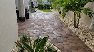Discover new landscape designs and ideas to boost your home's filter, save & share beautiful concrete paver landscaping remodel pictures, designs and ideas. Landscape Design Paver Installation Satellite Beach Fl Brevard County