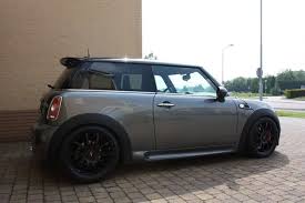 Mini R56 John Cooper Works Grey Black Wheels Mini Cooper R56 Mini Cooper Sport Black Wheels