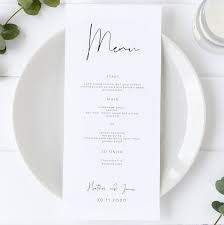 Here are ten pinterest pin design tips to help you get started creating scroll stopping pins that will grab your viewers attention Minimal Wedding Menu Template Minimalist Wedding Menu Modern Etsy Wedding Menu Cards Wedding Menus Design Diy Wedding Menu