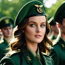 green military uniform Prompts