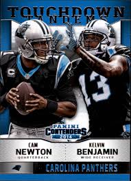 It stems from kelvin benjamin allegedly saying cam newton wasn't accurate as a passer. 2014 Panini Contenders Touchdown Tandems 4 Cam Newton Kelvin Benjamin Panthers Ebay