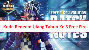 Berikut daftar kode redeem free fire 23 februari 2021, kenali karakter baru ff shirou gracia yang akan segera hadir, ada event top up bonus emote. Kode Redeem Ff Anniversary Ke 3 Free Fire Setelah Maintenance Ada Esportsku