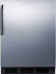 Danby danby diplomat 4.4 cu. Summit Ff63bbisstbada 24 Inch Built In Undercounter Refrigerator With 5 5 Cu Ft Capacity 3 Adjustable Glass Shelves Crisper Drawer 3 Door Bins 5 Bottle Wine Rack Interior Lighting Ada Compliant Height And Dial Thermostat
