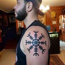 South Gama Tattoo Elmo Do Terror Simbolo De Protecao Artista Andreonetattoo Agenda E Orcamentos Via Whats App 94377 0997 Ou Facebook South Gama Tattoo Tattoo Tatuaje Tattooart Inked Ink Instaink