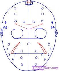 Jason art, jason portrait, movie decor, jason drawing, creepy art, weird art, vintage hollywood, art dark, friday the 13th, jason voorhees, ink drawing, original drawing, original artwork jason voorhees on friday the 13th. How To Draw Jason Mask How To Images Collection
