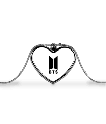 This new emblem brought with it a new perspective or interpretation to their name. Bts Logo Love Heart Necklace Kpop Armybase Kpop Fun Wth Style