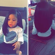 Long Natural Hair Straight Little Girl Kids Hairstyles Cute Hairstyles For Kids Little Girl Hairstyles