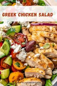 Easy Greek Chicken Salad Recipe Recipe Greek Chicken Salad Recipe Greek Chicken Salad Greek Cooking