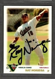 1999 Grandstand #18 ray Noriega Visalia Oaks Baseball Signed ...