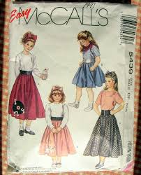 See more ideas about 50s theme parties, sock hop party, grease party. Girls 50s Sock Hop Or Grease Costume Mccalls 5439 Sewing Pattern