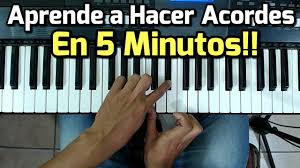 Acordes Como Tocar El Piano Facil Y Rapido Para Principiantes Youtube