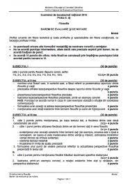 Potrivit unui centralizator al ministerului educatiei nationale si cercetarii stiintifice, in vederea sustinerii examenului national de bacalaureat din aceasta sesiune. Subiecte Bacalaureat Psihologie 2016