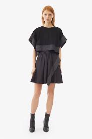 Poplin Crop Top Overlay Dress 3 1 Phillip Lim Official Site