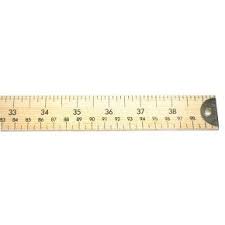 Madera Medicion Stick 1 Metro Madera Upholstery Grid Lines