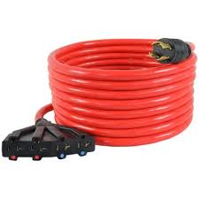 This generac generator cord connects your generator to your transfer switch or power inlet box. Generator Cords Extension Cords The Home Depot