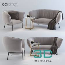 523 Coedition 3d Sofa 3d Mili Download 3d Model Free 3d Models 3d Model Download Furniture Furniture Design Sofa Furniture
